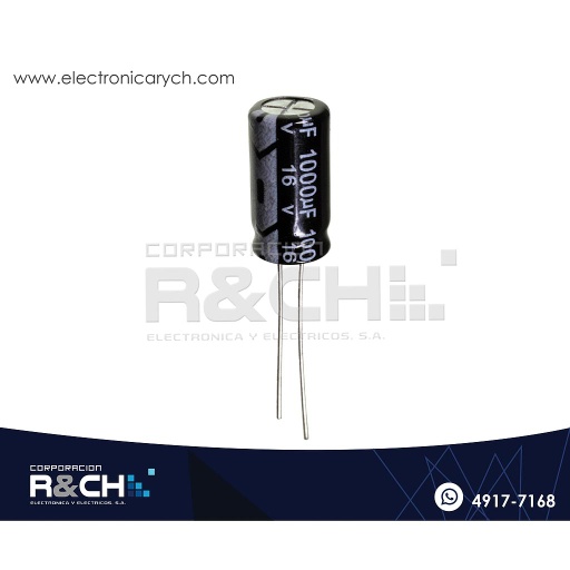 [FE-1000U/16] FE-1000U/16 Filtro Electrolitico 1000uF 16V