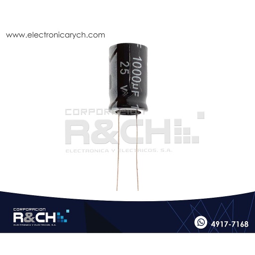[FE-1000U/25] FE-1000U/25 filtro electrolitico 1000uF 25V
