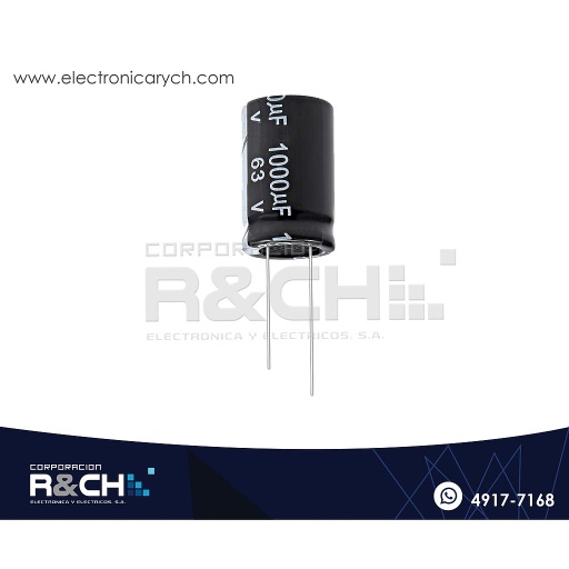 [FE-1000U/63] FE-1000U/63 filtro elect. 1000uF 63V