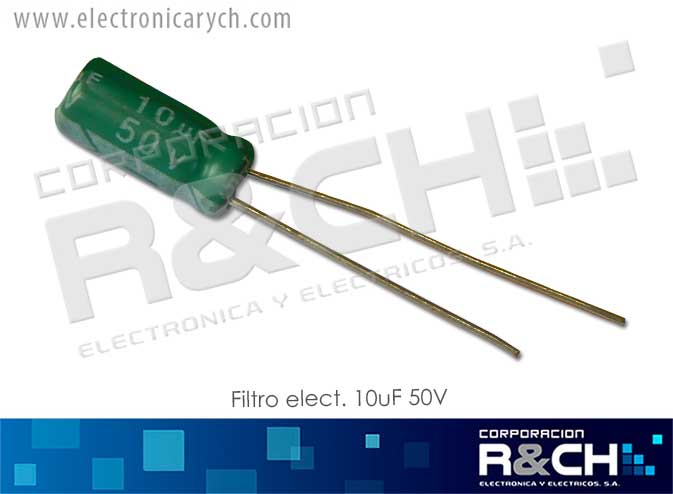 FE-10U/50 filtro elect. 10uF 50V