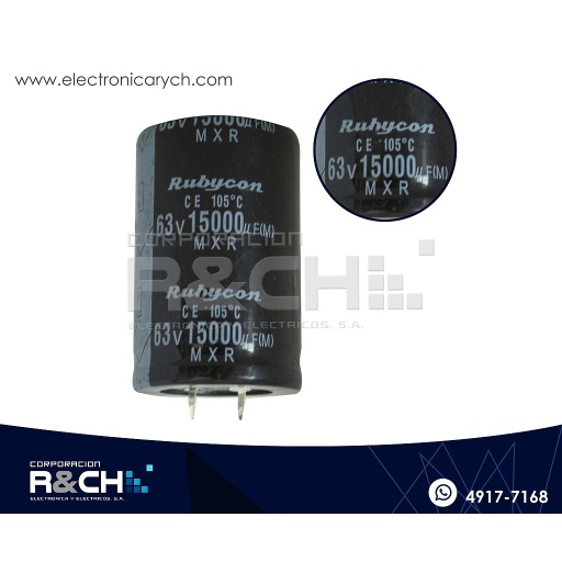 [FE-15000U/63] FE-15000U/63 filtro elect. 15,000uF 63V