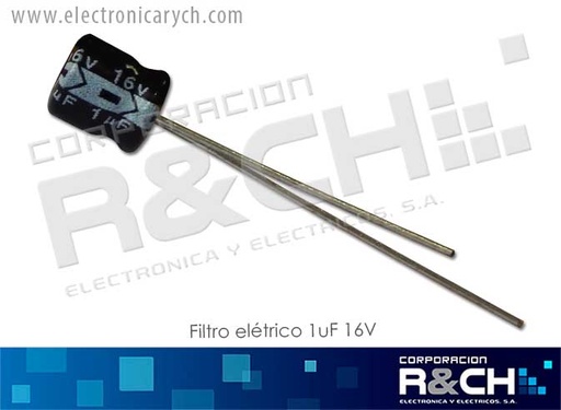 [FE-1U/16] FE-1U/16 filtro elect. 1uF 16V