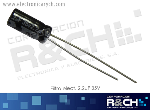 [FE-2.2U/35] FE-2.2U/35 filtro elect. 2.2uF 35V