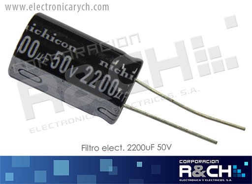 [FE-2200U/50] FE-2200U/50 filtro electrolitico 2200uF 50V