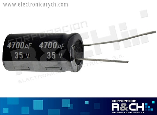 [FE-4700U/35] FE-4700U/35 Filtro Electrolitico 4700uF 35V