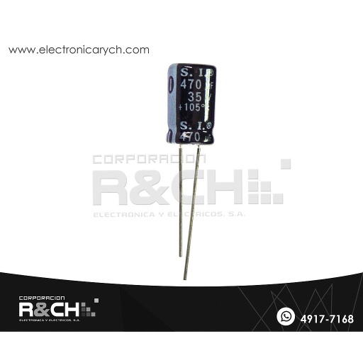 [FE-470U/35] FE-470U/35 filtro elect. 470uF 35V