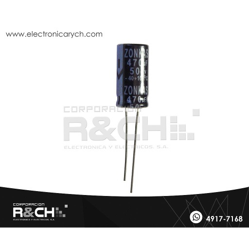 [FE-470U/50] FE-470U/50 Filtro Electrolitico 470uF 50V