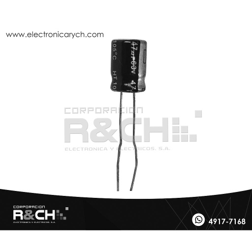 [FE-47U/63] FE-47U/63 filtro elect. 47uF 63V