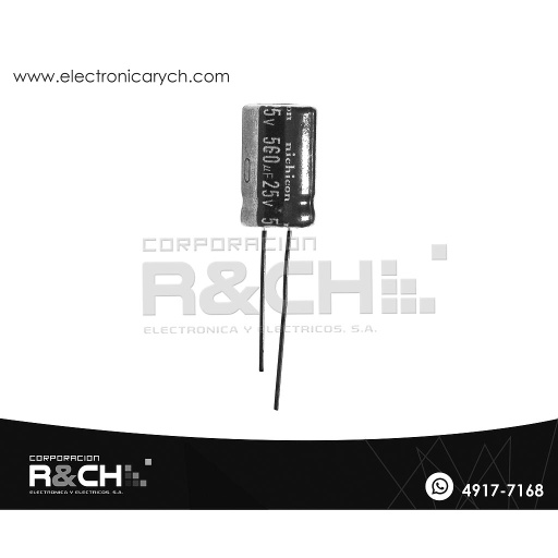 [FE-560U/25] FE-560U/25 filtro elect. 560uF 25V
