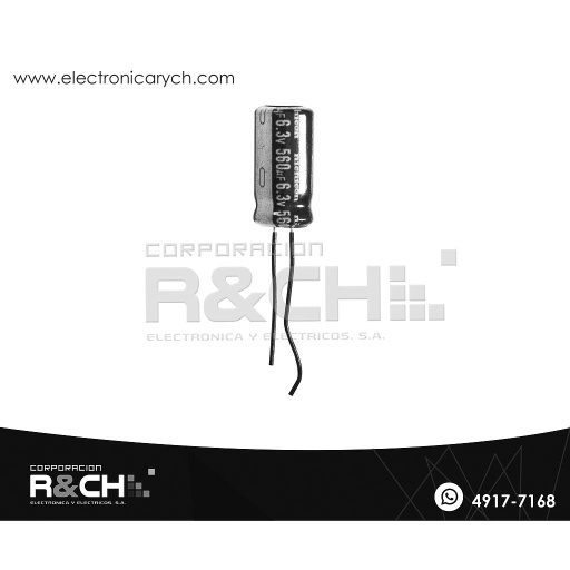 [FE-560U/6.3] FE-560U/6.3 filtro elect. 560uF 6.3V