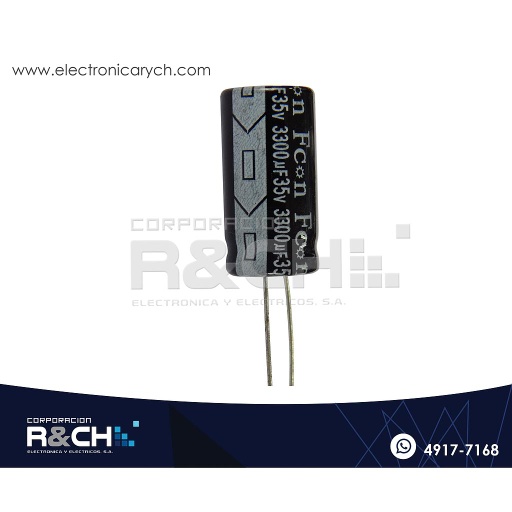 [FE-3300U/35] FE-3300U/35 filtro eolect. 3300uF 35V