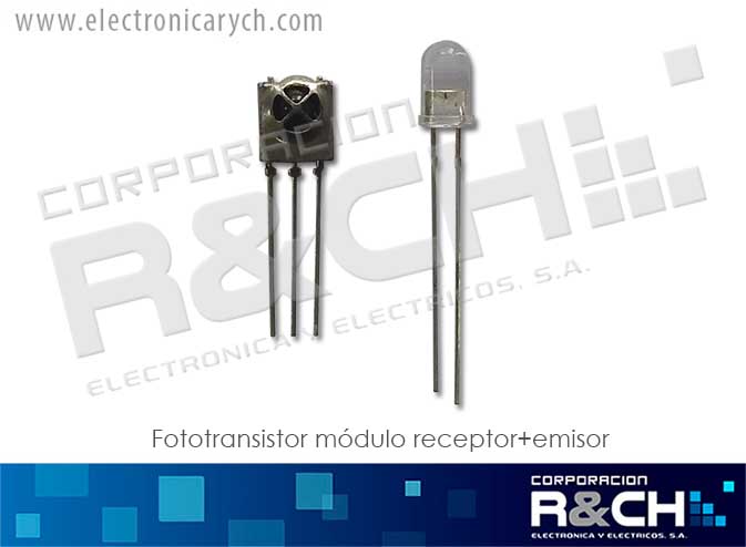 FT-101-3 fototransistor modulo receptor infrarojo no incluye emisor, compatible con LD-5IT
