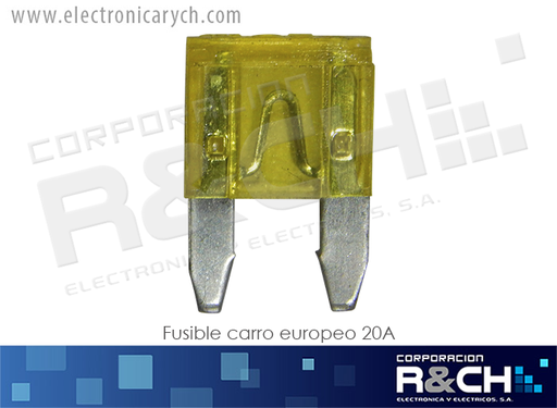 [FS-E20A] FS-E20A fusible carro europeo 20A