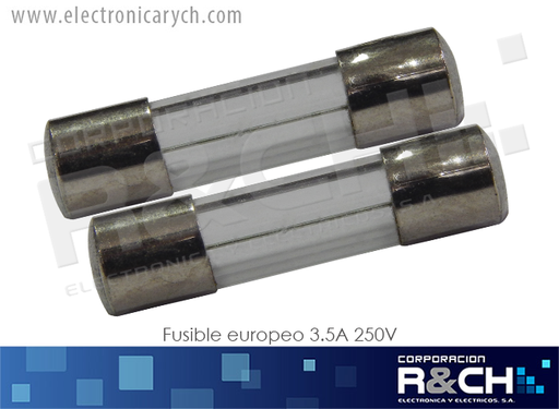[FE-3.5A] FE-3.5A Fusible Europeo 3.5A 250V