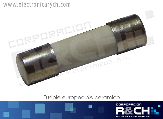 FE-20AC fusible europeo 20A ceramico