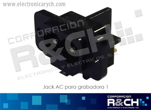 [JC-ACG1] JC-ACG1 jack AC para grabadora 1