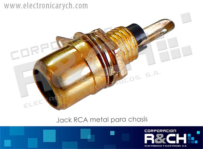 JC-180N jack RCA metal para chasis