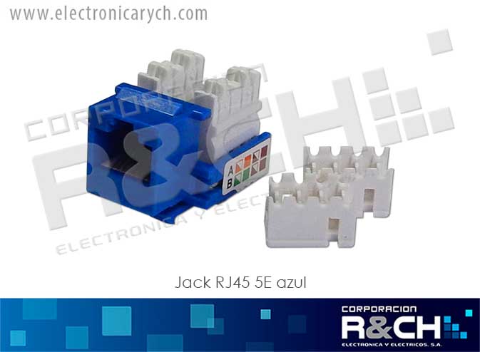 JC-RJ45BL jack RJ45 5E azul