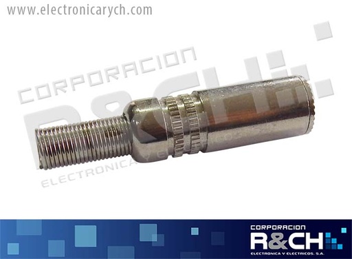 [JC-2101] JC-2101 jack stereo 2.5mm p/exten. metal c/cola