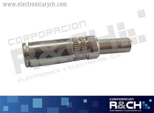 [JC-2103] JC-2103 jack stereo 3.5 p/exten. metal c/cola