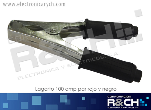 [TM-360] TM-360 lagarto 100 amp par rojo y negro