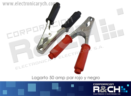 [TM-350] TM-350 lagarto 50 amp par rojo y negro