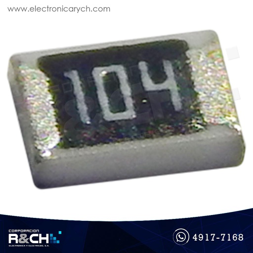 [R0805-100K] R0805-100K Resistencia 100K ohm 1/8W SMD