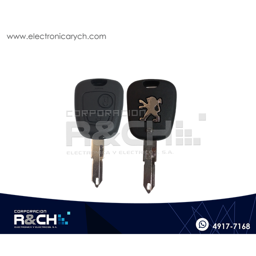 [LL-206] LL-206 llave repuesto Peugeot 206,207,307