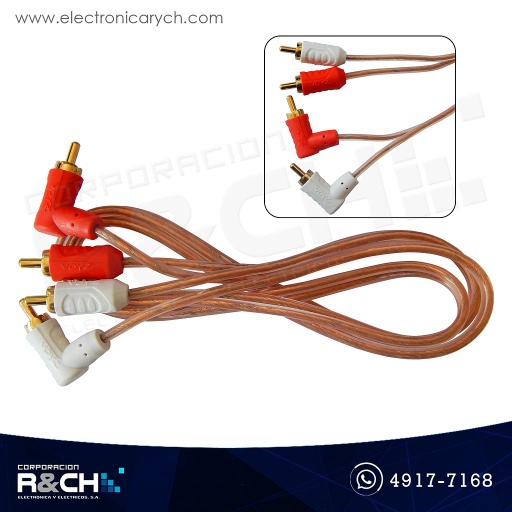 [VZ-334] VZ-334 Extensión 2 plug RCA a 2 plug RCA 3 ft