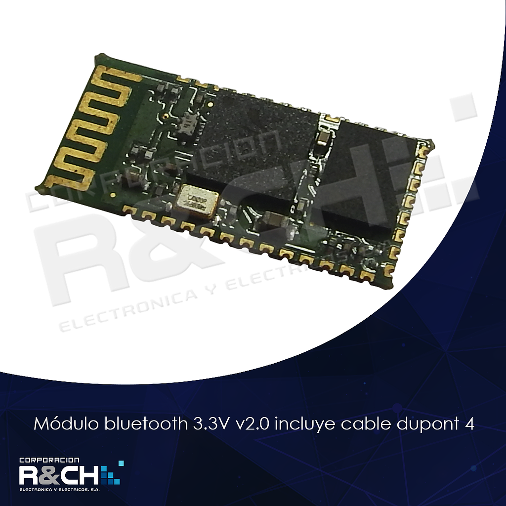 BC-417 modulo bluetooth 3.3V v2.0 incluye cable dupont 4 | Electronica R&CH