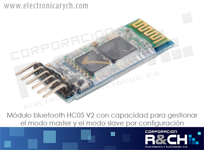 BC-HC05 Modulo Bluetooth HC-05 original Slave y Master v2.0, Vcc3.3, 50ma