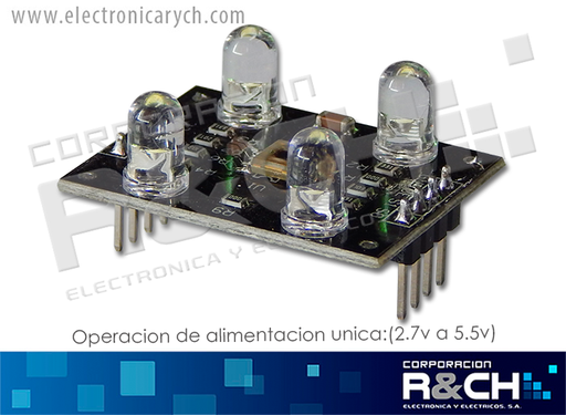 [MD-TCS230] MD-TCS230 modulo sensor de color 3V-5V, entrada y salida digital 1cm deteccion