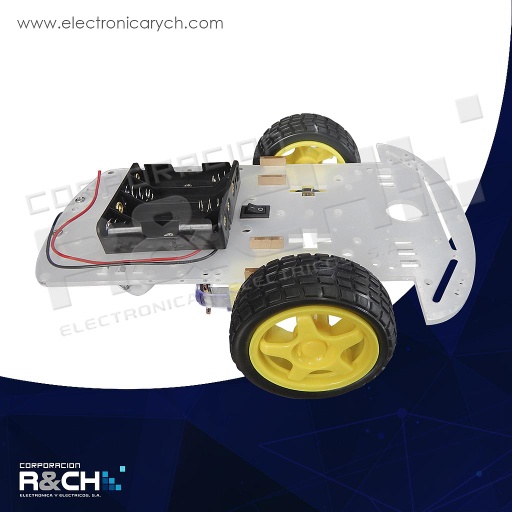 [MT-P2R] MT-P2R motor 6V con plataforma 2 motores y rueda giratoria