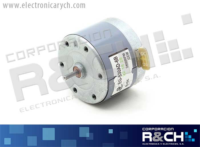 MT-002 motor DC 6V CCW (2400rpm)