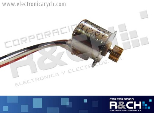 [MT-0199] MT-0199 motor stepper iman permaneten 2 fases 4 hilos pequeñ