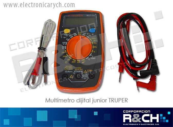 Multímetro Digital Truper MUT-33