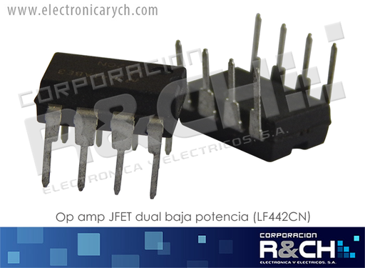 [LF442] LF442 op amp JFET dual baja potencia (LF442CN)