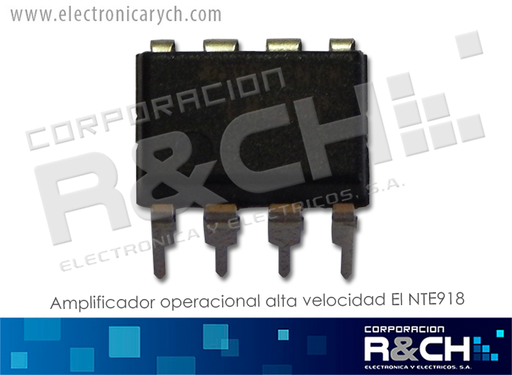 [NTE918M] NTE918M op amp alta velocidad (LM318P)