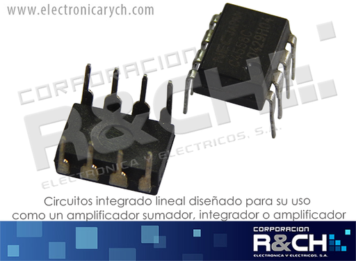 [NTE778A] NTE778A op amp dual (NE5532P)