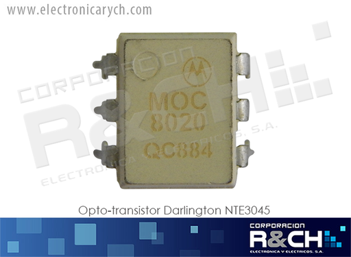 [NTE3045] NTE3045 opto-transistor Darlington (MOC8020)