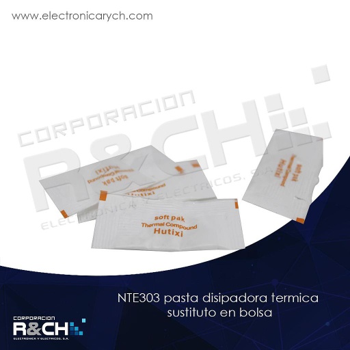 [NTE303] NTE303 pasta disipadora térmica sustituto en bolsa