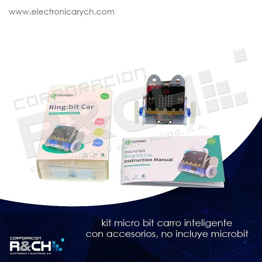 [SX-MB1] SX-MB1 kit micro bit carro inteligente con accesorios, no incluye microbit