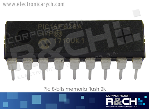 [PIC16F628A] PIC16F628A pic 8-bits memoria flash 2k