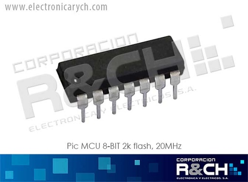[PIC16F684-I/P] PIC16F684-I/P pic MCU 8-bit 2k flash, 20MHz