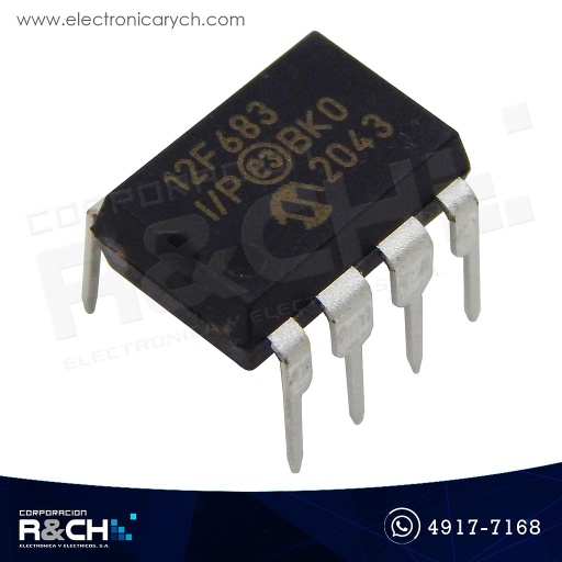 [PIC12F683] PIC12F683 Pic MCU 8-bits oscilador interno 4MHz