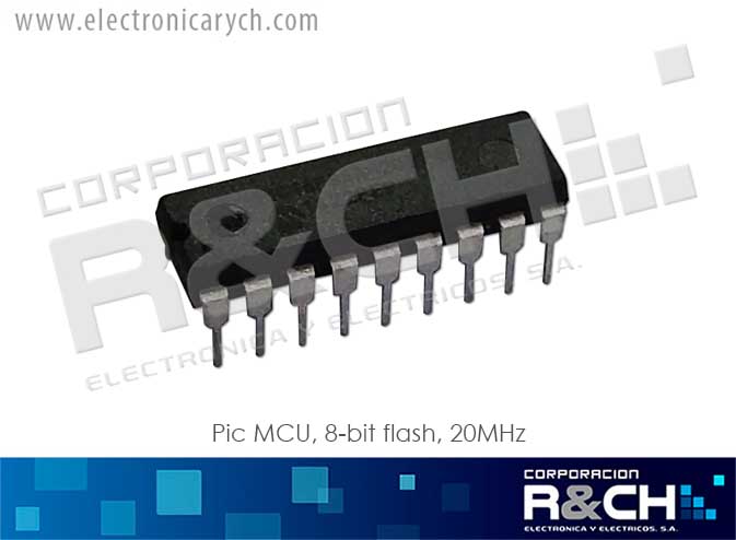 PIC16F84A-20/P pic MCU, 8-bit flash, 20MHz