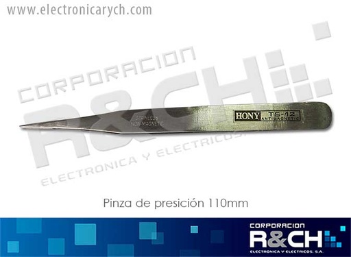 [H-TS12] H-TS12 pinza de precision 110mm