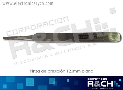[H-TS13] H-TS13 pinza de precisión 120mm plana