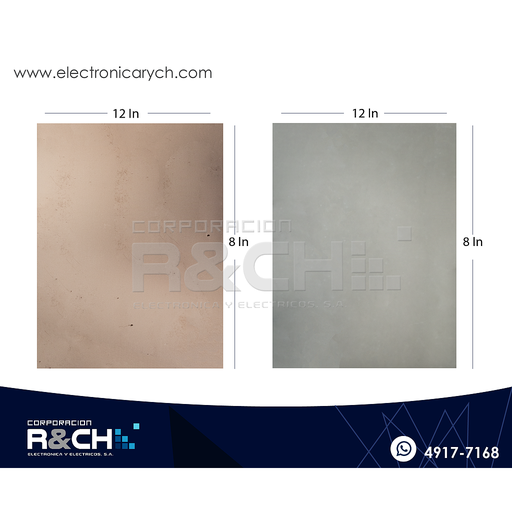 [PC-C10F] PC-C10F placa de cobre 8"x12" fibra de vidrio