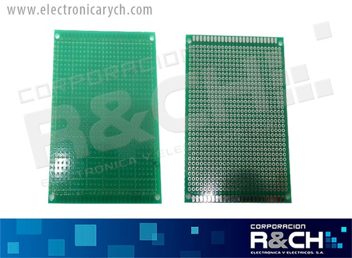 [PC-97F] PC-97F placa perforada 9x7cm una cara fibra